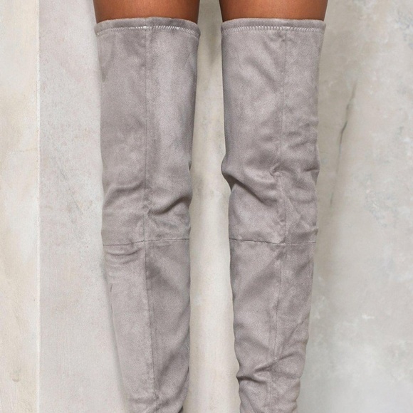 🦋HP🦋 NWOT Nasty Gal Over the knee Boots - Picture 3 of 4